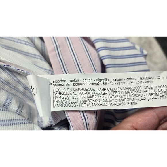 ZARA Striped Wrap Front Cotton Skirt Skorts Size Small - Picture 8 of 8